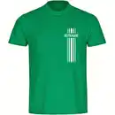 Bild 1 von multifanshop® Herren T-Shirt - Deutschland - Streifen - Druck weiß