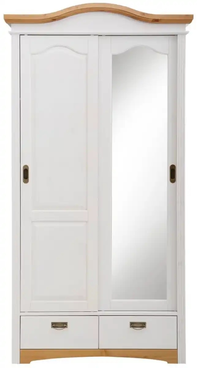 Bild 1 von Home affaire Schiebetürenschrank Konrad Breite 111 cm, aus massiver, FSC-zertifizierter Kiefer