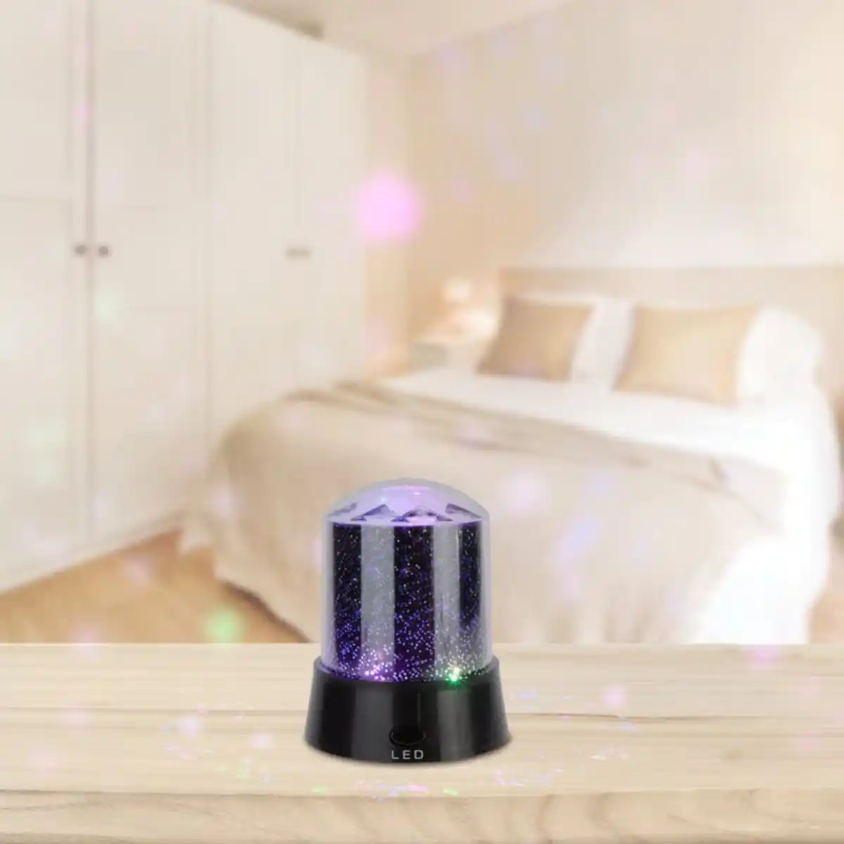 Bild 1 von LED-Nachtlicht mit Farbwechsel, ca. 11x11x13,5cm, Black