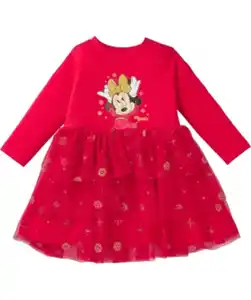 Minnie Mouse Kleid Weihnachten Disney, Tüllrock, rot