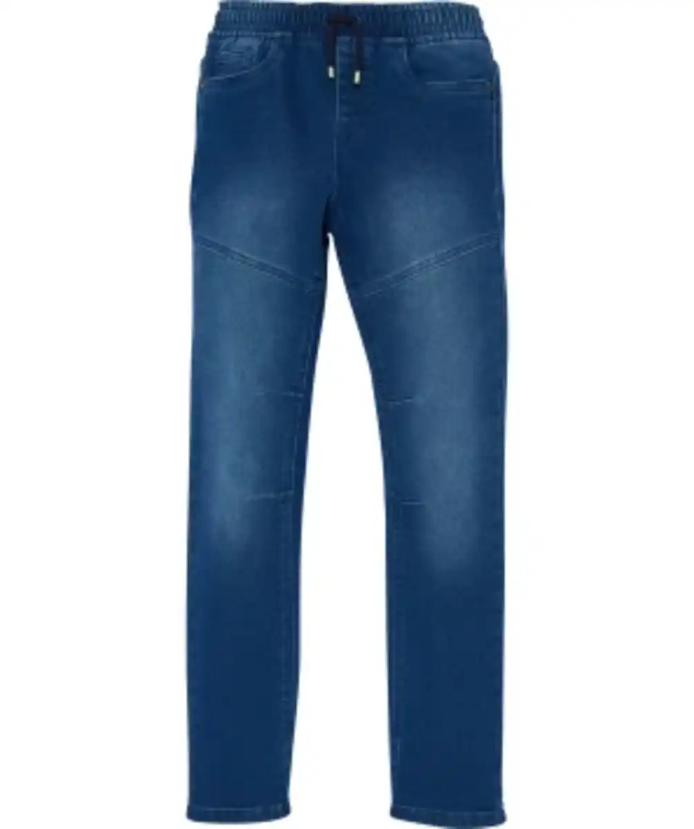 Bild 1 von Jeans mit elastischem Bund Y.F.K., 5-Pocket-Style, jeansblau