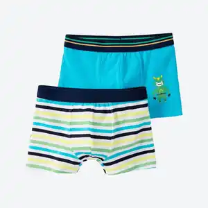 Jungen-Retroshorts mit Alien-Aufdruck, 2er-Pack, Different colors