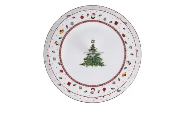 Bild 3 von Peill+Putzler Etagere Weihnachtsgeschirr Santa ¦ weiß ¦ Porzellan, Edelstahl ¦ Maße (cm): H: 23  Ø: [26.8] Geschirr > Einzelgeschirrteile - Möbel Kraft