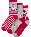 Bild 1 von Socken Weihnachten 3er-Pack, Ergee, grau melange