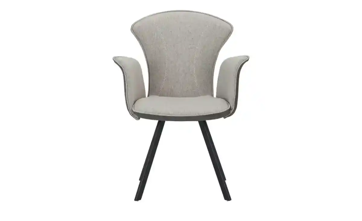 Bild 3 von Primo Esszimmerstuhl im Kombi-Bezug Griffin ¦ grau ¦ Maße (cm): B: 62 H: 85,5 T: 59,5 Stühle > Esszimmerstühle - Möbel Kraft