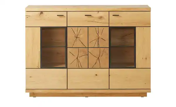 Bild 3 von Gray & Jones Highboard  mit Beleuchtung Black Coast Two ¦ holzfarben ¦ Maße (cm): B: 153 H: 110 T: 42 Kommoden & Sideboards > Highboards - Möbel Kraft