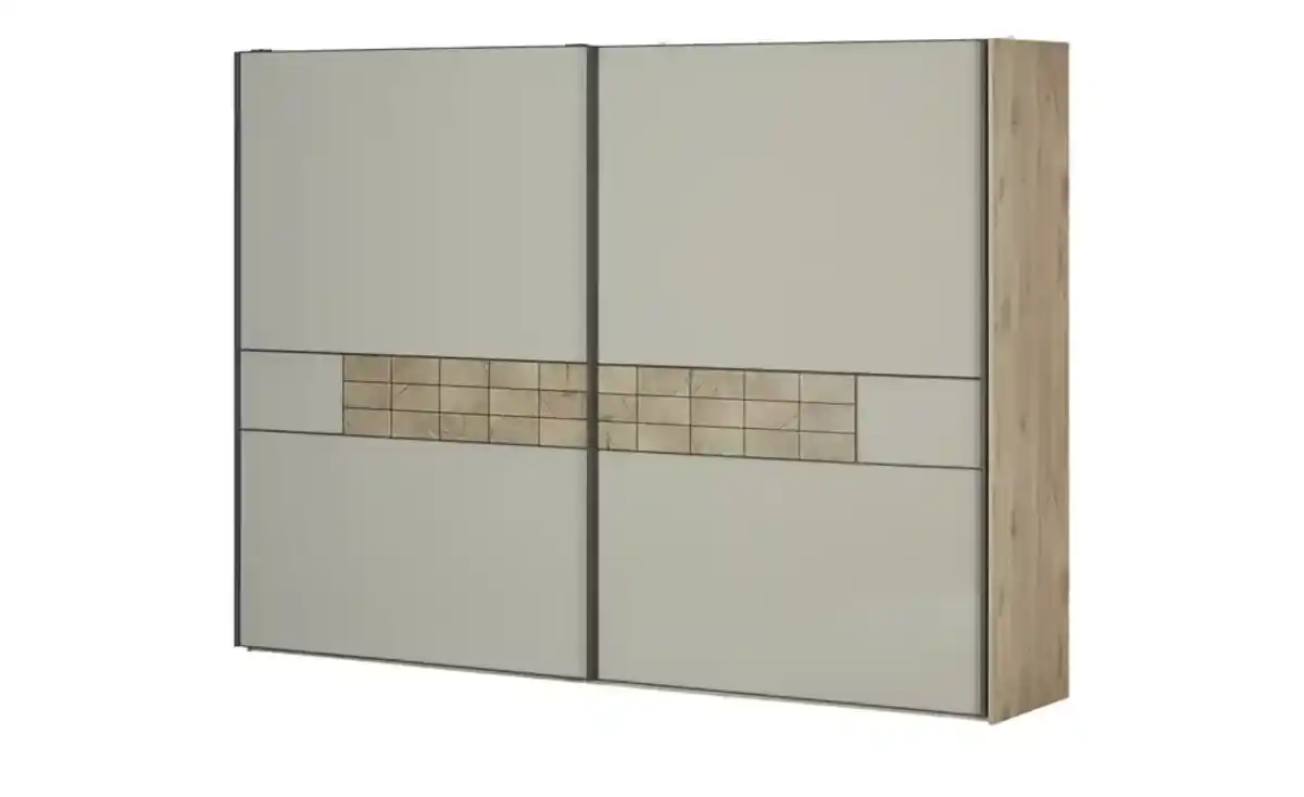 Bild 1 von Schwebetürenschrank 2-türig Treviso ¦ beige ¦ Maße (cm): B: 250 H: 217 T: 67 Schränke > Kleiderschränke > Schwebetürenschränke - Möbel Kraft