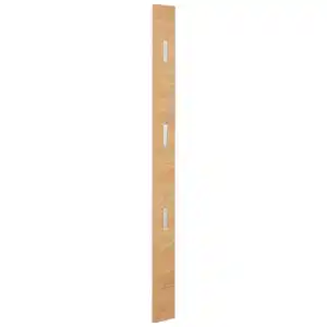 Xxxl Garderobenpaneel, Eiche, Holz, Wildeiche, furniert, 14x170x3 cm, Goldenes M, Made in Germany, DGM-Klimapakt, Aufhängemöglichkeit, Garderobe, Garderobenpaneele, Garderobenpaneele