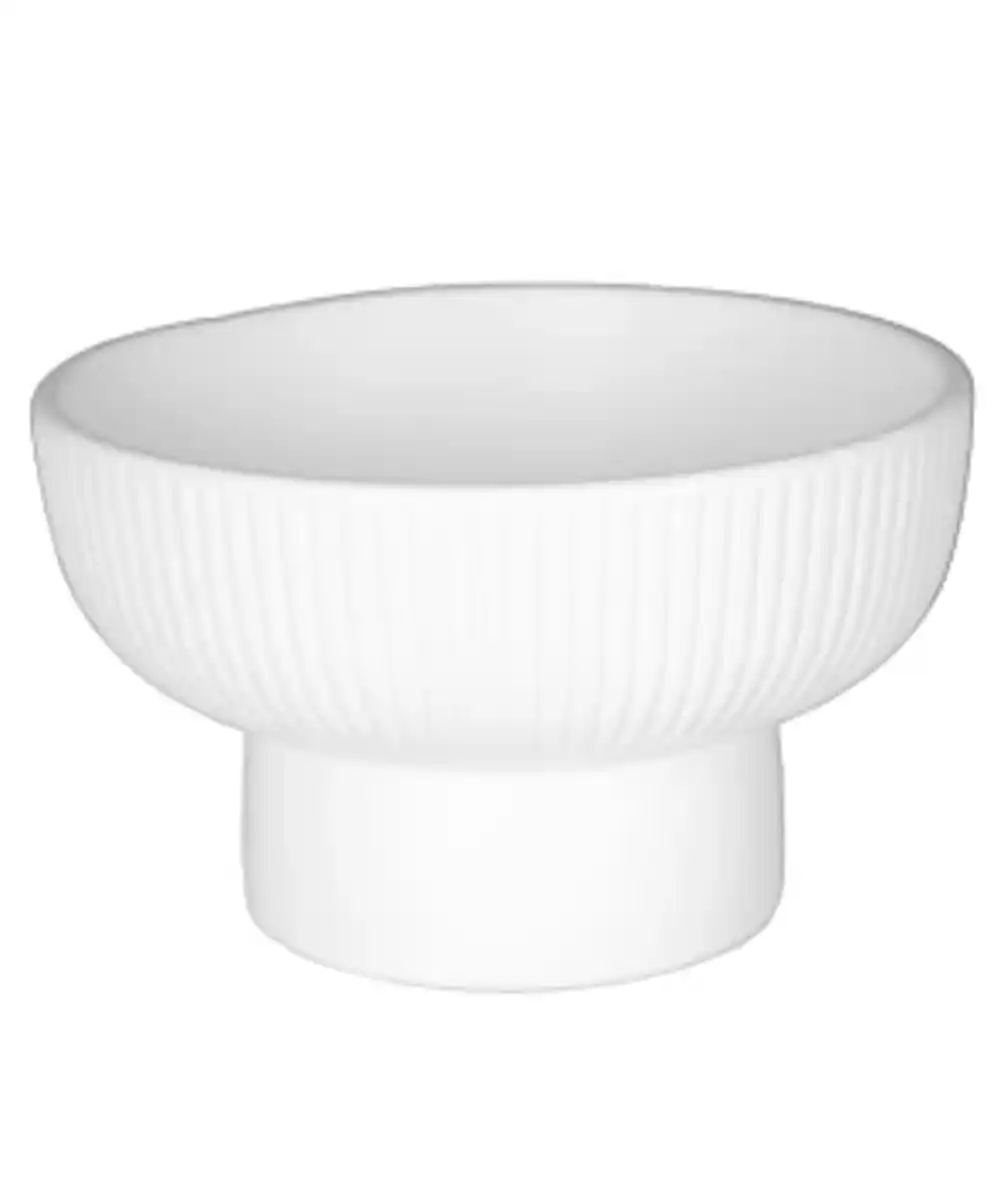 Bild 1 von Weiße Dekoschale ca. 23 x 14 cm, offwhite