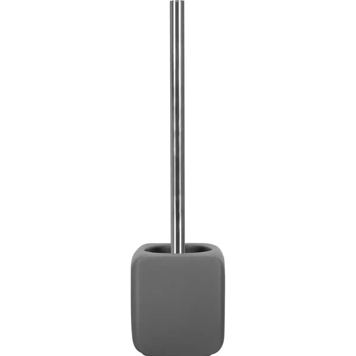 Bild 1 von Kleine Wolke Wc-Bürstengarnitur Cubic, Anthrazit, Kunststoff, 38x10.8 cm, Badaccessoires, WC Zubehör, WC Bürsten