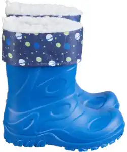 Regenstiefel mit Innenfutter verschiedene Designs, blau