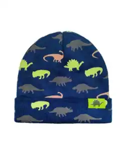 Beanie Dino verschiedene Designs, dunkelblau