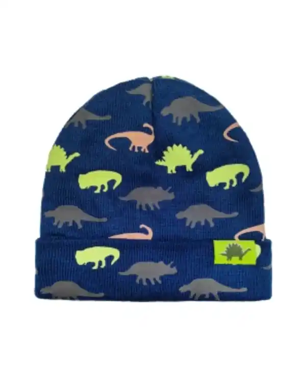 Bild 1 von Beanie Dino verschiedene Designs, dunkelblau