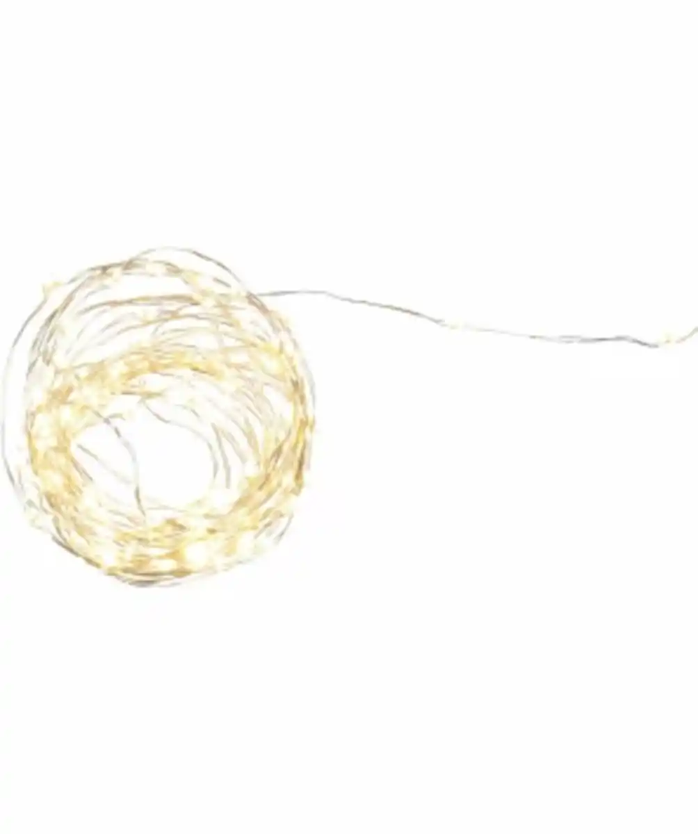 Bild 1 von LED-Mikrolichterkette Weihnachten 80 LEDs, ca. 820 cm, silber