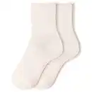 Bild 1 von 2 Paar Damen Socken mit Viskose aus Bambus WEISS