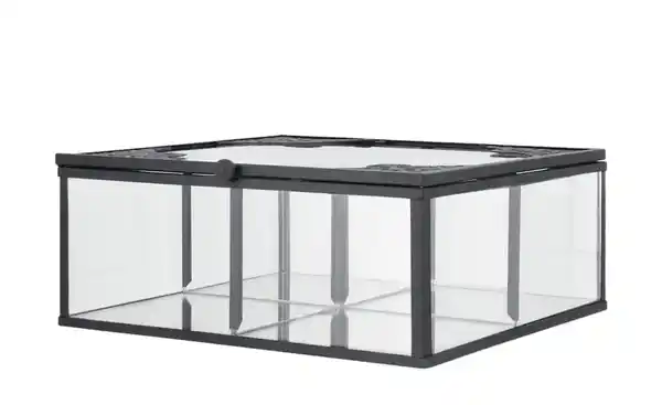 Bild 3 von Aufbewahrungsbox ¦ schwarz ¦ Metall, Glas ¦ Maße (cm): B: 16 H: 6,5 Dekoration > Dekoartikel - Möbel Kraft