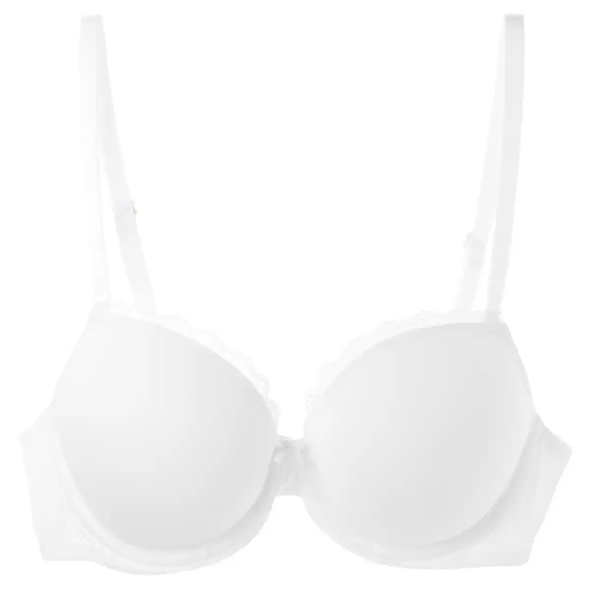 Bild 1 von Damen Push-Up-BH mit Spitze WEISS