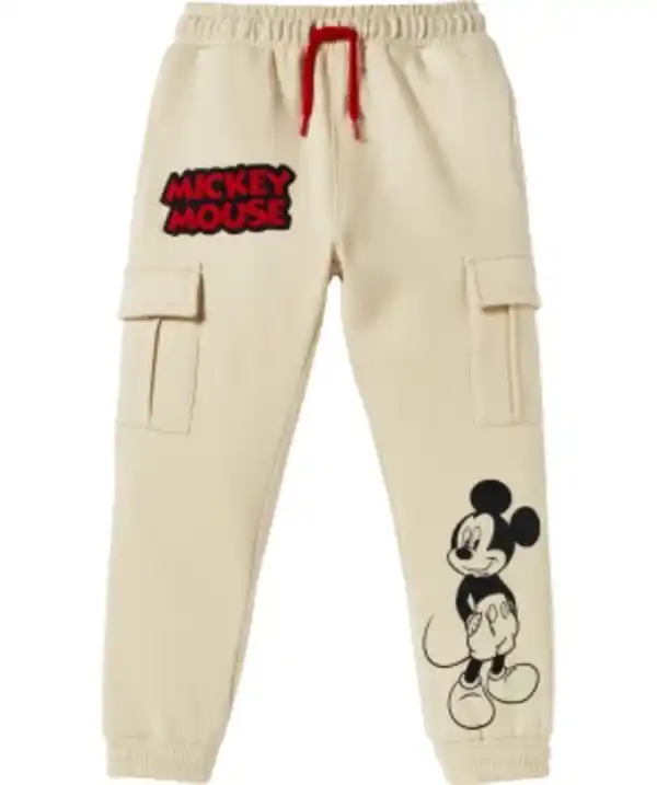 Bild 1 von Mickey Mouse Cargohose Seitentaschen, offwhite