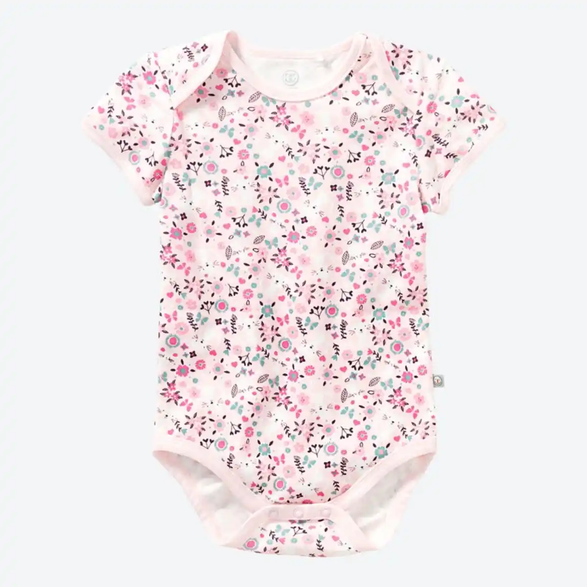 Bild 1 von Baby-Mädchen-Body, 1/4 Arm, Rose