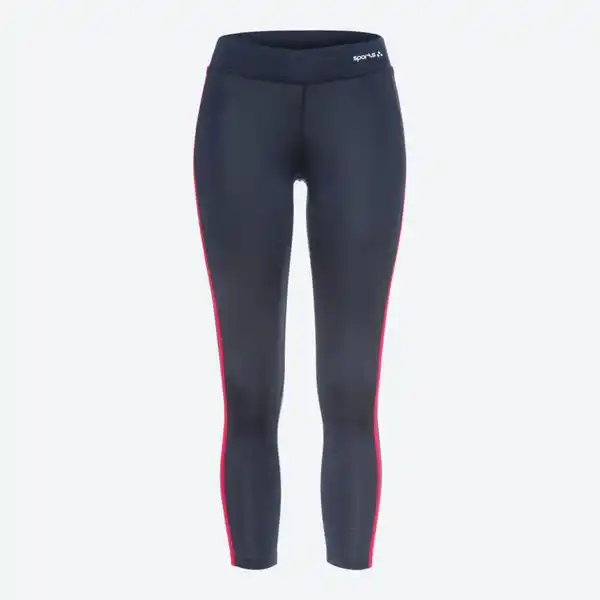 Bild 1 von Damen-Sportleggings mit Kontrastband, Dark-blue