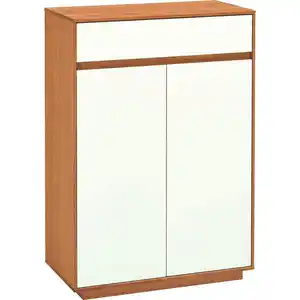 Xxxl Schuhschrank, Weiß, Eiche, Holz, Holzwerkstoff, Eiche, 1 Schubladen, 72x103x37 cm, Goldenes M, Made in Germany, DGM-Klimapakt, Typenauswahl, Beimöbel erhältlich, Garderobe, Schuhaufbewahrung,