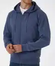 Bild 1 von Sweatjacke mit Kapuze X-Mail, Reißverschluss, jeansblau