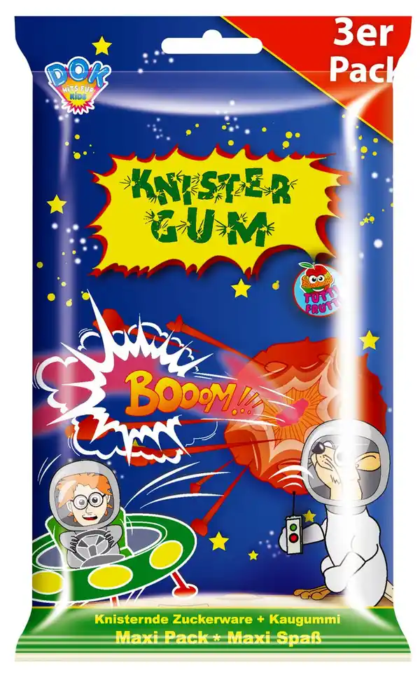 Bild 1 von SWEET 'N FUN oder KIDSMANIA Knister Gum oder Sour Flush, 30 - 39-g-Packg.