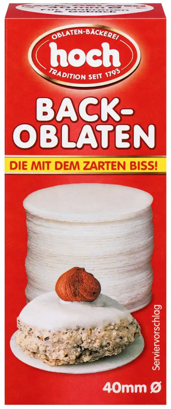 Bild 1 von HOCH Back-Oblaten, 23-g-Packg.