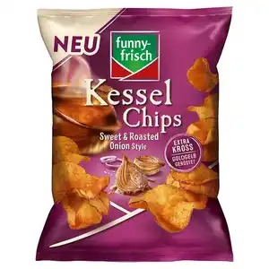 FUNNY FRISCH Kesselchips 120 g, Sw. Roast. Onion