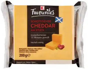 K-FAVOURITES Schott. Cheddar, 200-g-Packg.