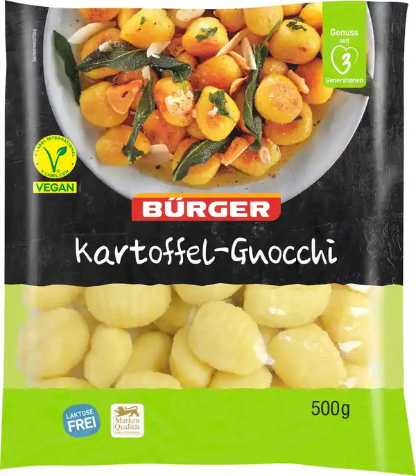 Bild 1 von BÜRGER Gnocchi, 500-g-Packg.