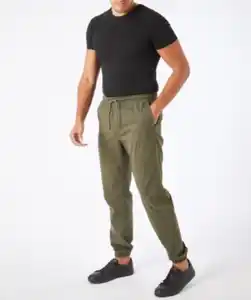 Twillhose in Khaki X-Mail, Seitentaschen