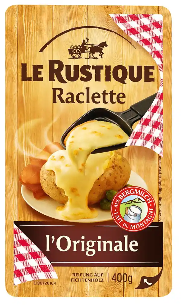 Bild 1 von LE RUSTIQUE Raclette Käsescheiben, 360 - 400-g-Packg.