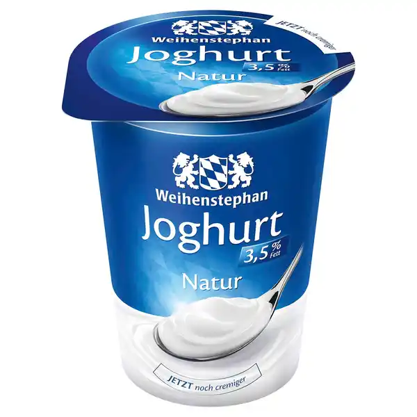 Bild 1 von WEIHENSTEPHAN Naturjoghurt 500 g, 3,5 % Fett