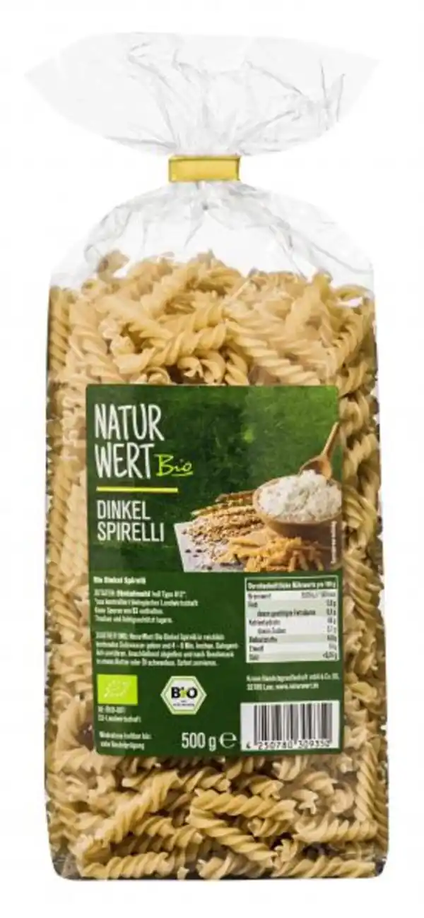 Bild 1 von NaturWert Bio Spirelli Dinkel