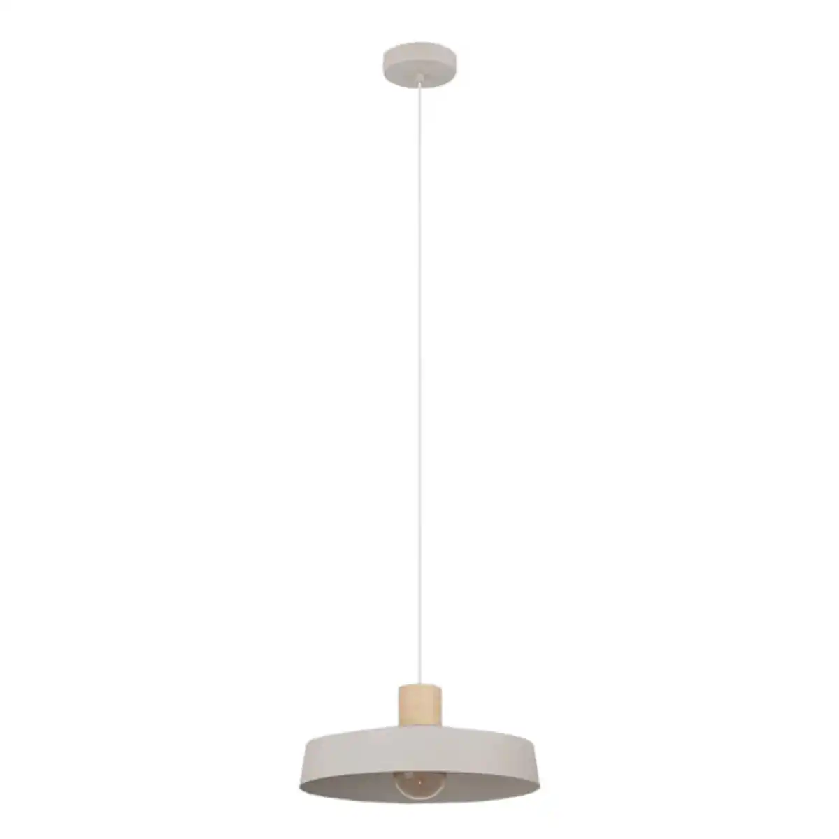 Bild 1 von Pendelleuchte, grau, inkl. 1x E27 – Energieeffizienzklasse E