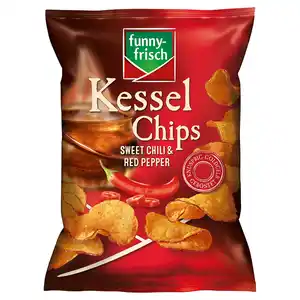 FUNNY FRISCH Kesselchips 120 g, Sweet Chili