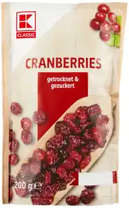 K-CLASSIC Cranberries, 200-g-Packg.