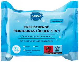 BEVOLA® Reinigungstücher 3 in 1, 25-St.-Packg.