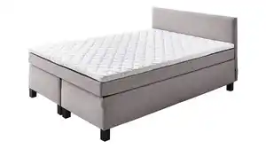 Boxspringbett 160 x 200 cm grau Stoffbezug - PHILLY