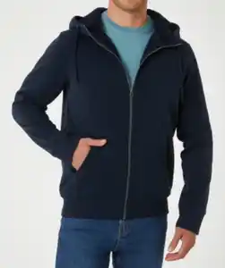 Lässige Sweatjacke X-Mail, gefüttert, dunkelblau