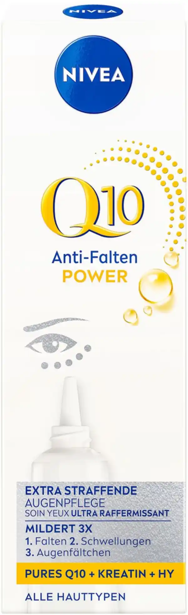 Bild 1 von NIVEA VISAGE Q10 PLUS Anti-Falten Augenpflege, 15-ml-Tube