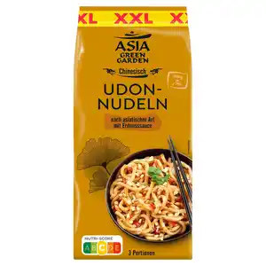 ASIA GREEN GARDEN Udon Nudeln 3er-Multipack, Erdnuss