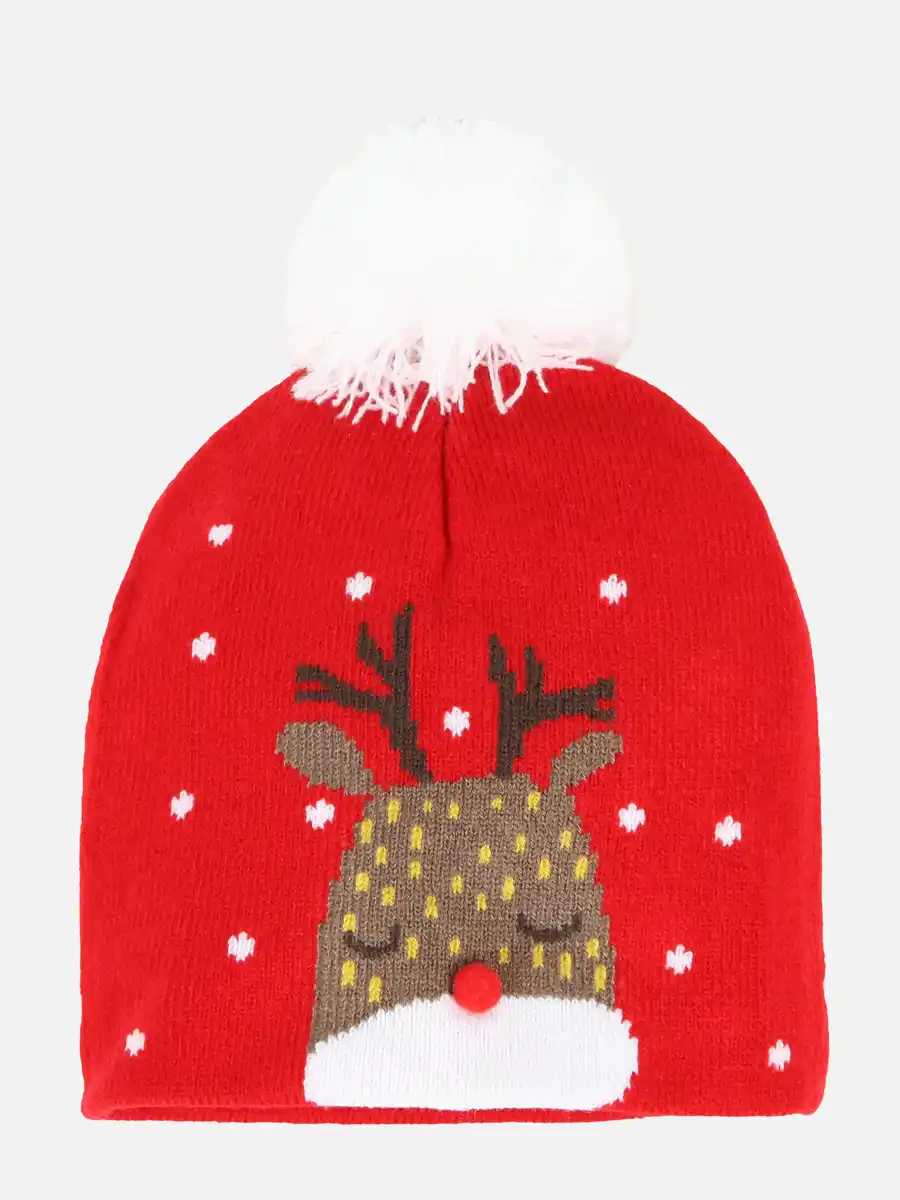 Bild 1 von Kinder Weihnachtsmütze Schwarz