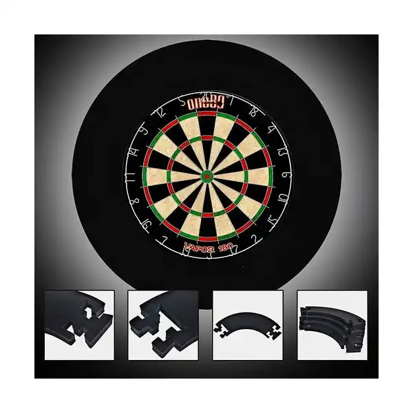 Bild 3 von Professional perfection Dartscheibe mit Pfeilen, Profi Steeldartscheibe aus Sisal