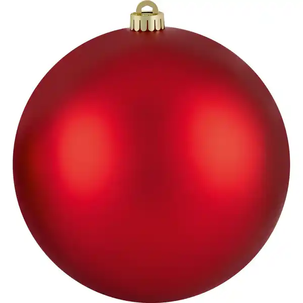 Bild 2 von XXL Weihnachtskugel Ø 20 cm Rot Matt 1 Stück