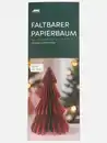 Bild 1 von Papiertannenbaum faltbar, 25cm hoch Rot