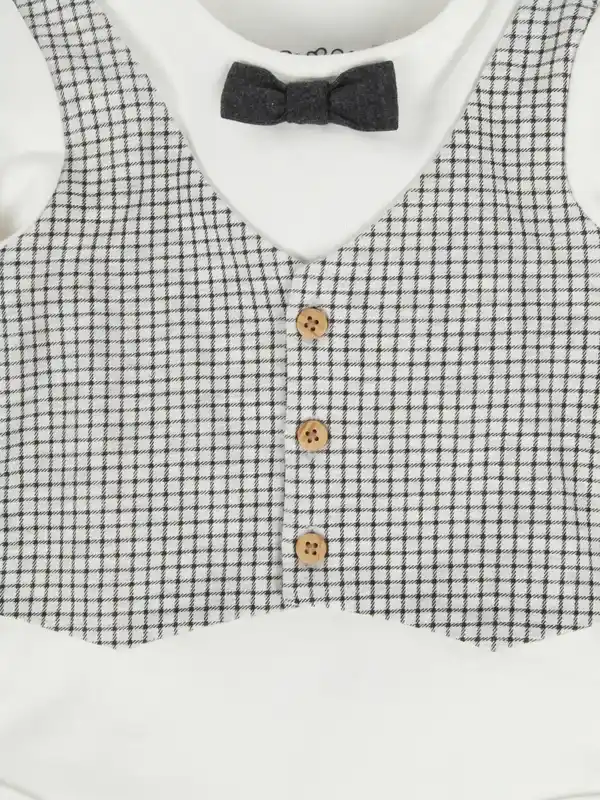 Bild 3 von Baby Jungen Body mit Weste Weiß