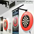 Bild 2 von Dart Illumina LED Beleuchtung Dartboard System mit gebrandetem kleinen Nylonteppich