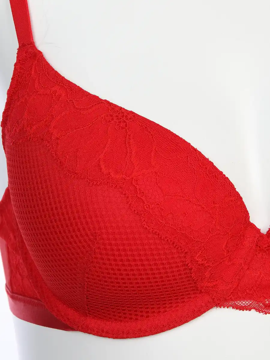 Bild 3 von Damen Bügel BH mit Spitze Schwarz